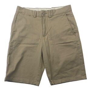 Old Navy Ultimate Slim Khaki Flat Front Chino Shorts Sz 29 (31"W) Cotton Stretch